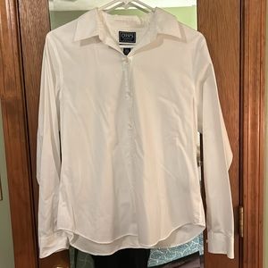 Chaps Classics- No Iron White Blouse